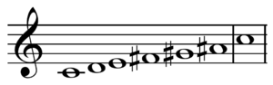 Archivo:Whole tone scale on C