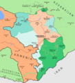 2020 Nagorno-Karabakh ceasefire map