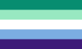 5-striped New Gay Male Pride Flag