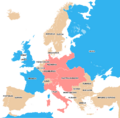 Alianzen in Europa 1914-es