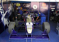 Bia Figueiredo and her F3 car