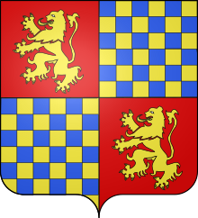 Blason Richard Fitzalan (1306-1376 ) 9e comte d'Arundel.svg