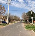 Calle de acceso a Villa Canto