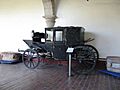 Carriage once used by Pres. Porfirio Diaz on display at the Regional Museum of Guadalajara