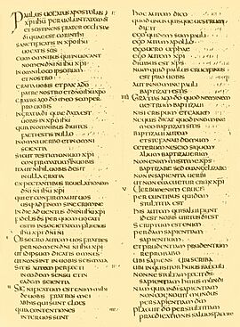 Archivo:Codex Amiatinus (1 Cor 1,1-21)