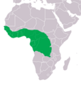 Crocodylus cataphractus Distribution