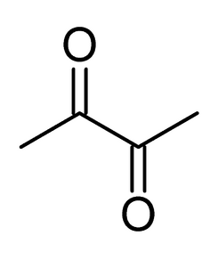 Diacetyl structure.png