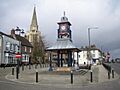 Dunstable, The Clock Tower and Market Cross - geograph.org.uk - 145452