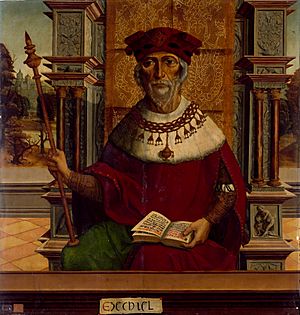 Archivo:Ezequiel, del Maestro de Becerril (Museo del Prado)