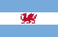 Archivo:Flag of the Welsh colony in Patagonia