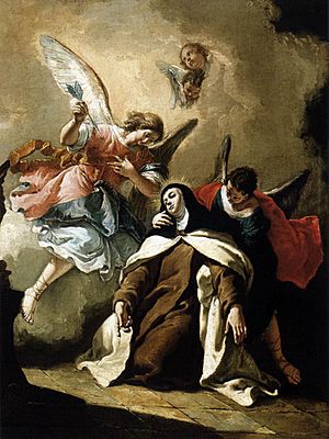 Archivo:Francesco Fontebasso - The Ecstasy of St Therese - WGA7994