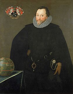 Archivo:Gheeraerts Francis Drake 1591
