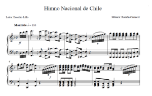 Archivo:Himno Nacional de Chile en Fa mayor Piano