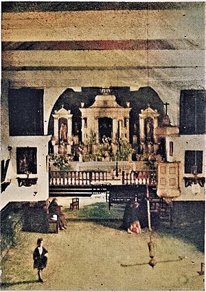 Archivo:Interior del Templo de Zipacón - 1924