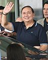 Jose Miguel Arroyo departing St. Luke's Medical Center (cropped)