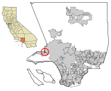 LA County Incorporated Areas Hidden Hills highlighted.svg