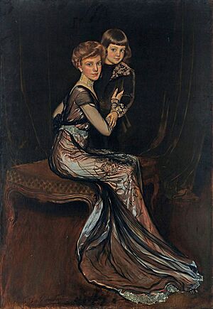 Archivo:Leonor Uriburu Tezanos Pinto y su hijo Emilio de Anchorena