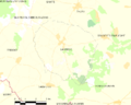 Map commune FR insee code 89216