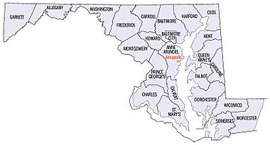 Archivo:Map of maryland counties