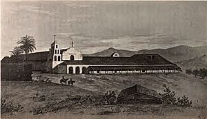 Archivo:Mission San Diego de Alcala in 1848