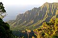 NaPali overlook Kalalau Valley