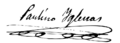 Pablo Iglesias signature