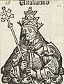 Paus Vitalianus Vitalianus (titel op object) Liber Chronicarum (serietitel), RP-P-2016-49-60-10 (cropped)