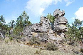Valle de piedras encimadas