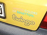 Renault Twingo GenI 1993-2007 special edition UNITED COLORS OF BENETTON 1996 backright 2008-04-03 A