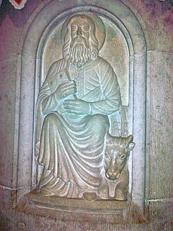 Archivo:San Lucas en la Iglesia de Ják