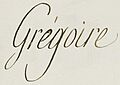 Signature Henri Grégoire (1750-1831)