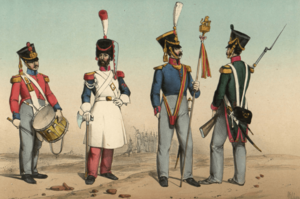 Archivo:Soldados de infantería del trienio liberal