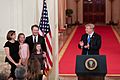 The Kavanaugh family and Donald Trump