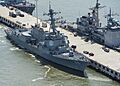 USS Nitze is moored during Bold Alligator 2013. (8692408203)