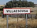 Villaescusa Entrance Sign