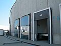 Vitra Campus SANAA manfacturing building facade under construction