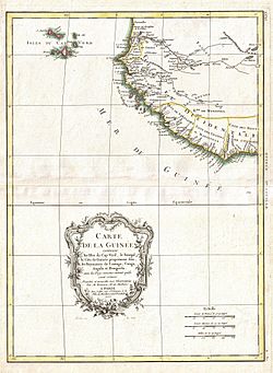Archivo:1771 Bonne Map of the Guinea Coast of West Africa and the Cape Verde Islands - Geographicus - Guinea-bonne-1771