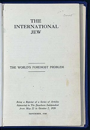 Archivo:1920 International Jew reprint from Dearborn Independent