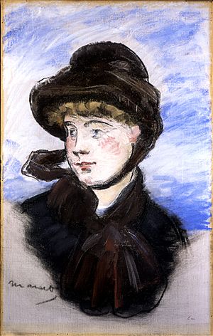 Archivo:3606 Una parisina (o Mujer con sombrero café)