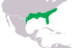Alligator mississipiensis Distribution