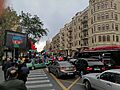 Azerbaijani people celebrating victory in Karabakh. Azadlig avenue