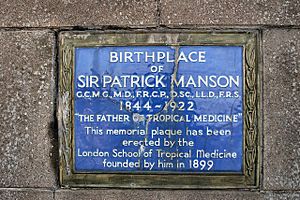 Archivo:Birthplace of Patrick Manson in Oldmeldrum