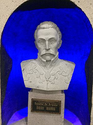 Archivo:Busto de Diego Ibarra en el Templo de la Patria (Quito, Ecuador)