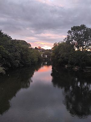 Archivo:Clain river (Poitiers) at dawn