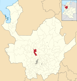 Belmira ubicada en Antioquia
