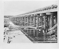 Eagle Lake & West Branch Railroad bridge 1927 North Maine woods.jpg