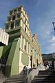 Escaleras de la plaza Bolivar de la ciudad