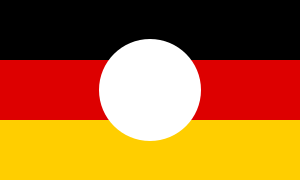Archivo:Flag of East Germany with cut out emblem