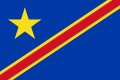 Flag of the Republic of the Congo-Léopoldville (1963–1964); Flag of the Democratic Republic of the Congo (1964–1966)