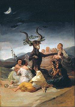 Archivo:Francisco de Goya y Lucientes - Witches Sabbath - Google Art Project